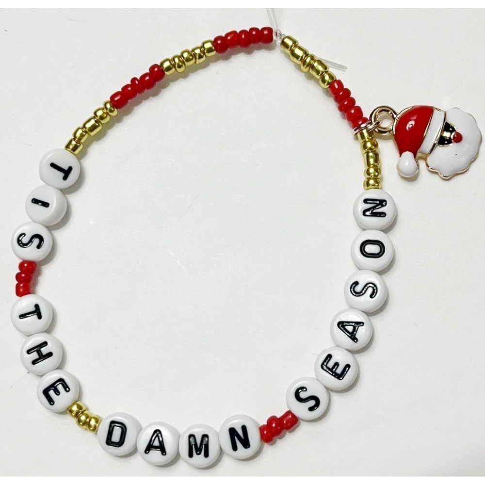 Taylor Swift Eras Tour Friendship Bracelet ‘Tis The Damn Season Evermore